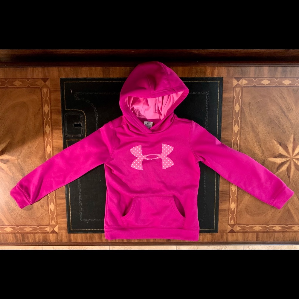 Under Armour hoodie girls pink